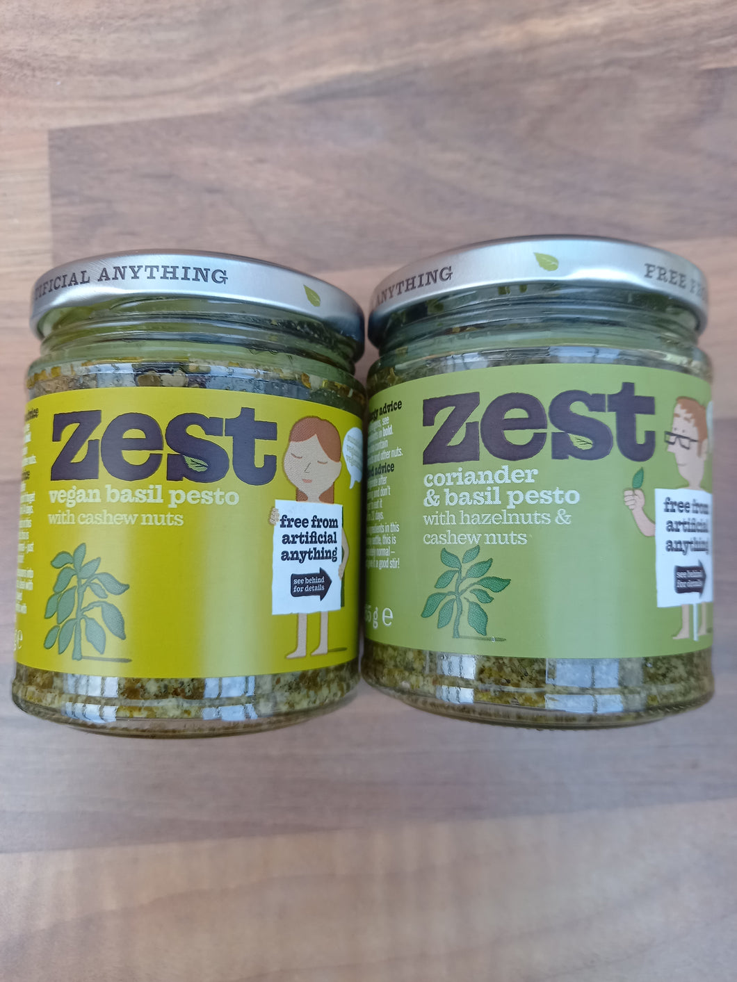 Pesto and Sundried Tomato Paste by Zest